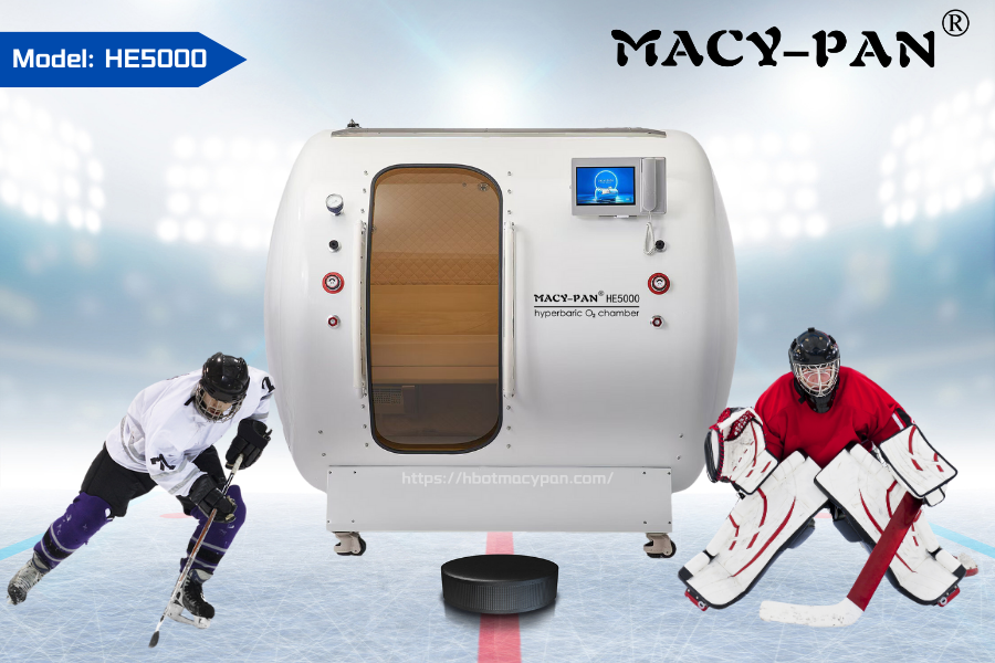 Macy Pan Hyperbaric for ice hockey player 