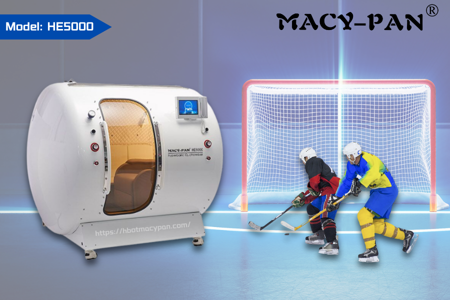 Multiplace Hyperbaric Chamber vertical type for ice hockey player and fans