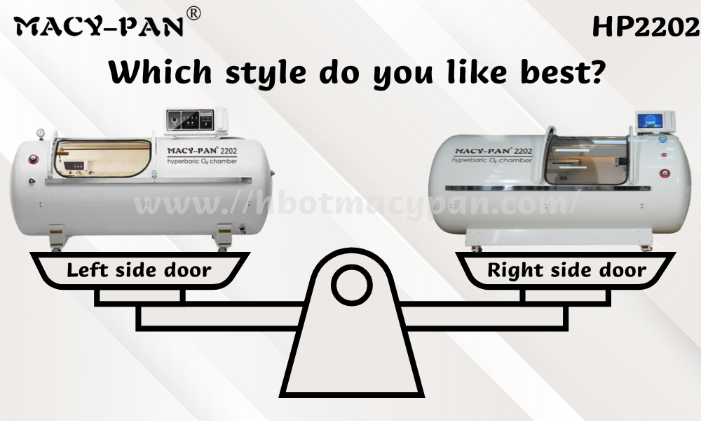 HP2202 Left and right side door comparison